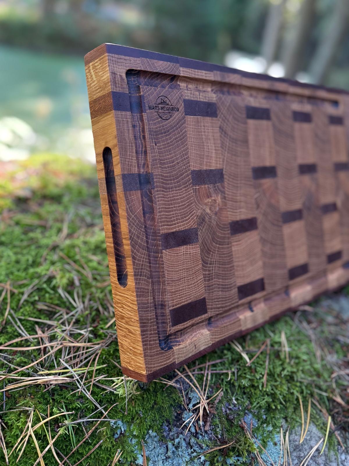 Cutting and Serving Board – End Grain Mosaic Edition