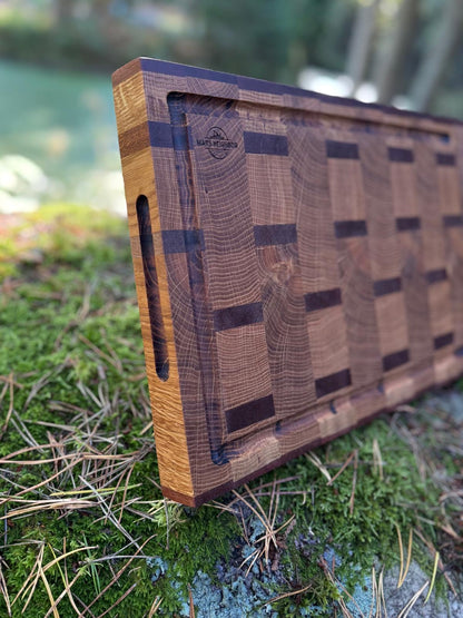 Cutting and Serving Board – End Grain Mosaic Edition