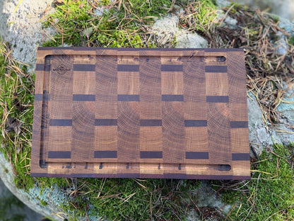 Cutting and Serving Board – End Grain Mosaic Edition
